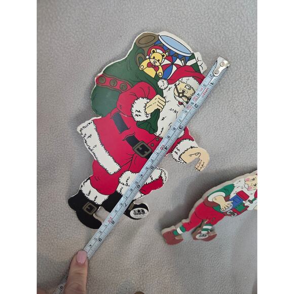 Vintage Lot 4 Wood Elves Santa Christmas Ladder Climber NCE 90s Replacement - Picture 9 of 9